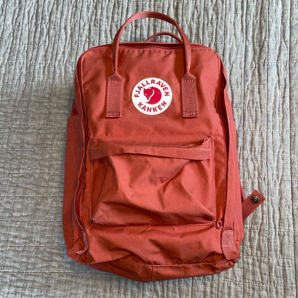 Fjallraven Kanken 15 inch Laptop Backpack in Dahlia